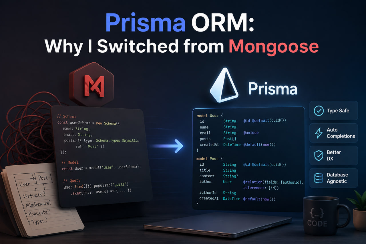 Prisma schema file in a code editor
