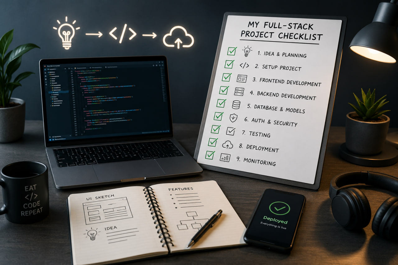 Laptop with a project board on screen